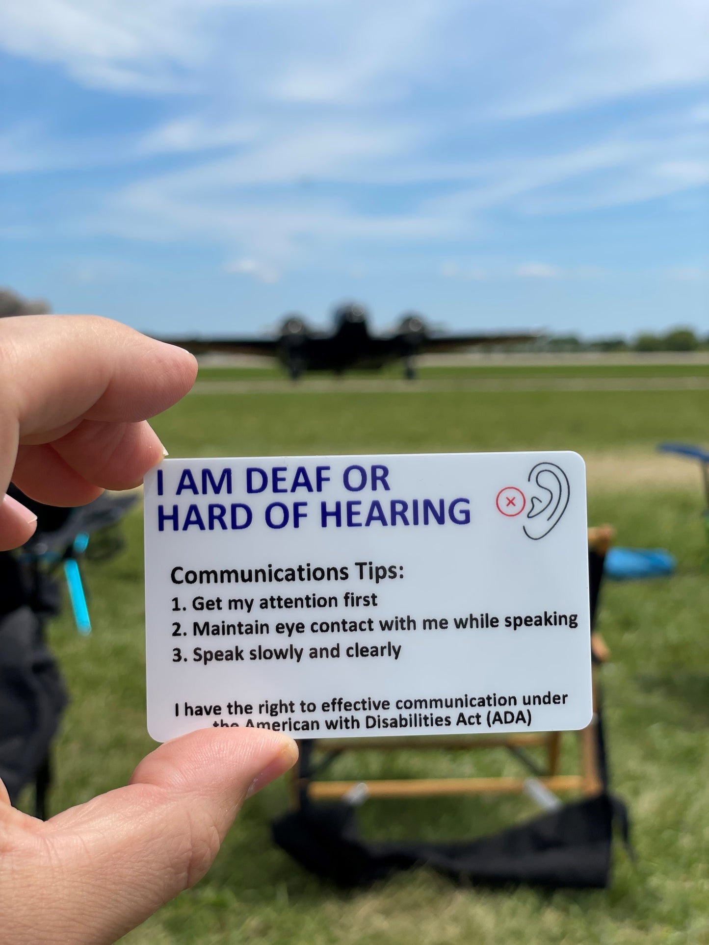 Hard of Hearing Card