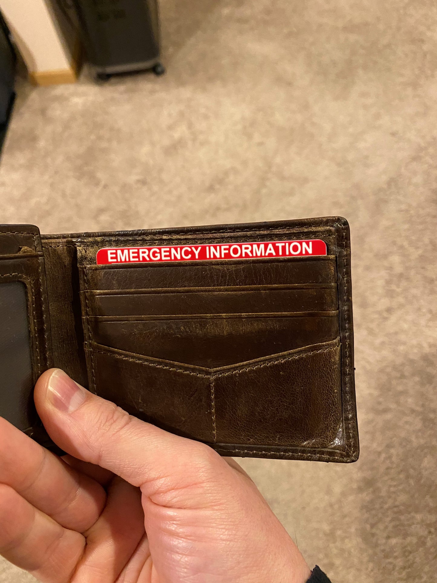Horizontal and Vertical ICE Card