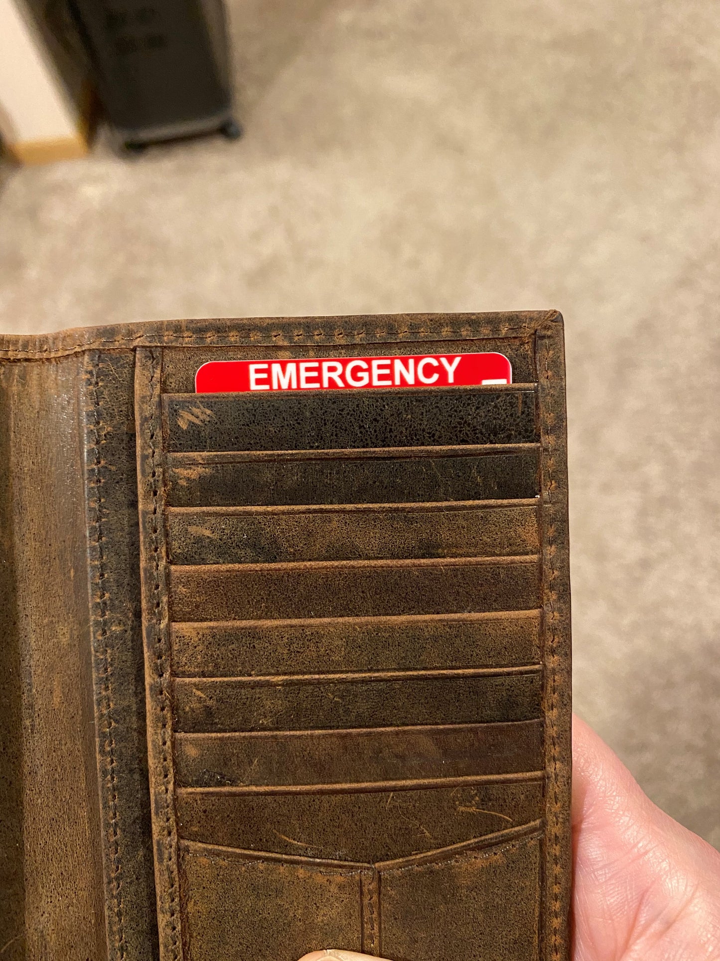 Horizontal and Vertical ICE Card