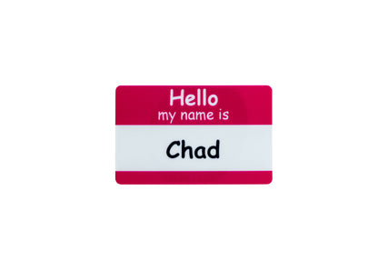 Customized Name Tags
