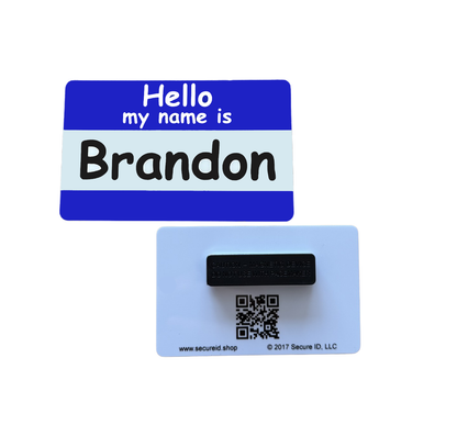 Customized Name Tags - Permanent Clothing Magnet