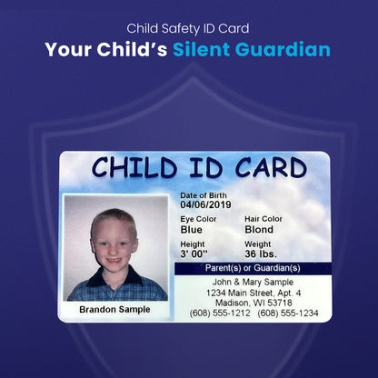 Customized Child Safety ID Card