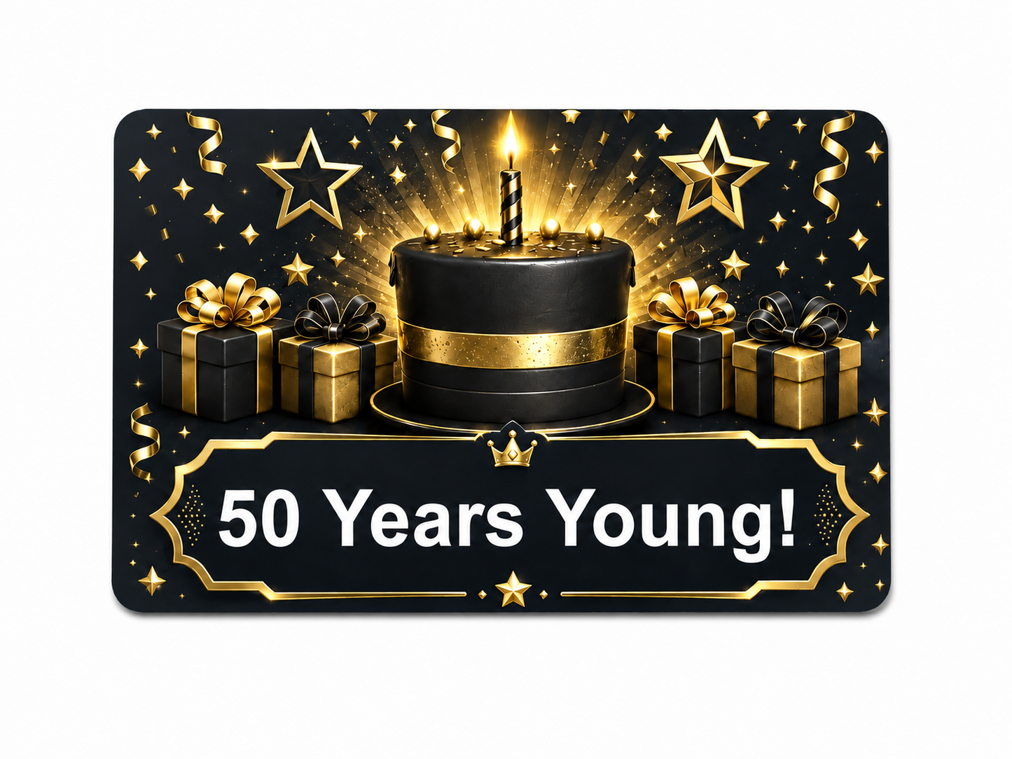 Personalized Birthday Badge Card – Magnetic Wearable Birthday Card, PVC Party Name Tag, Birthday Button Alternative