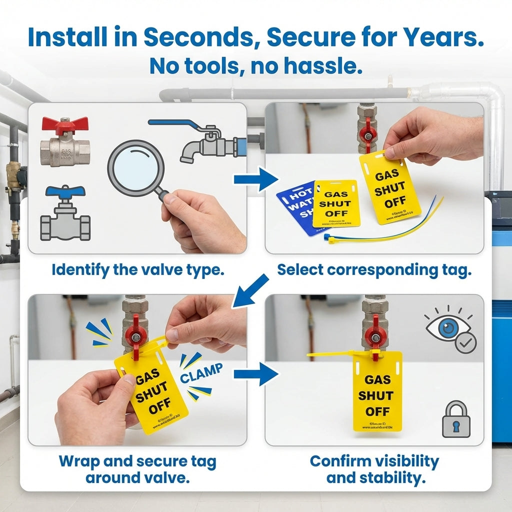 Utility Tag Shut off Kit