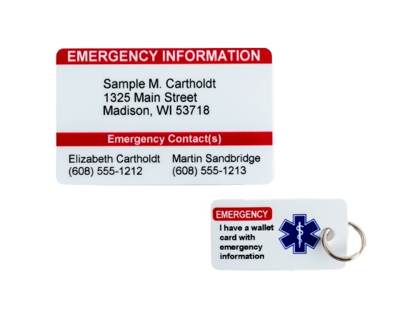 Customized In Case of Emergency Card