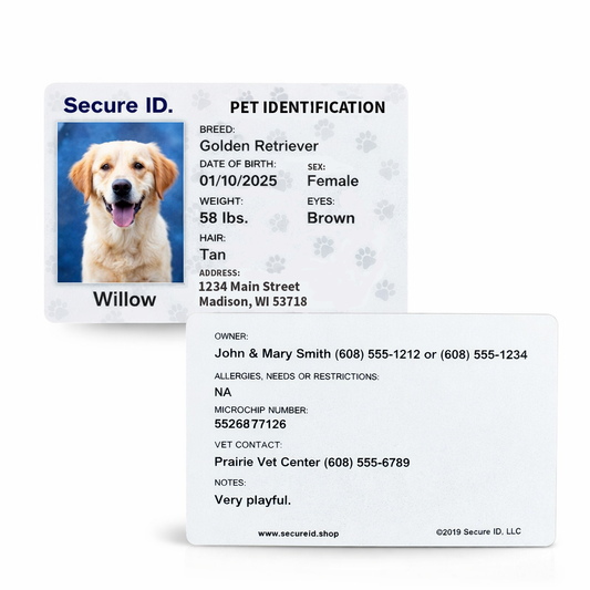 Pet ID Card