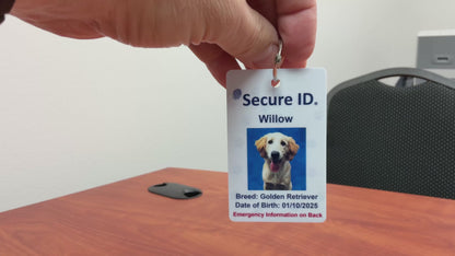 Pet Crate ID Card Kennel Tag Customized