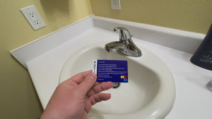 Customized Autism Awareness Wallet Card
